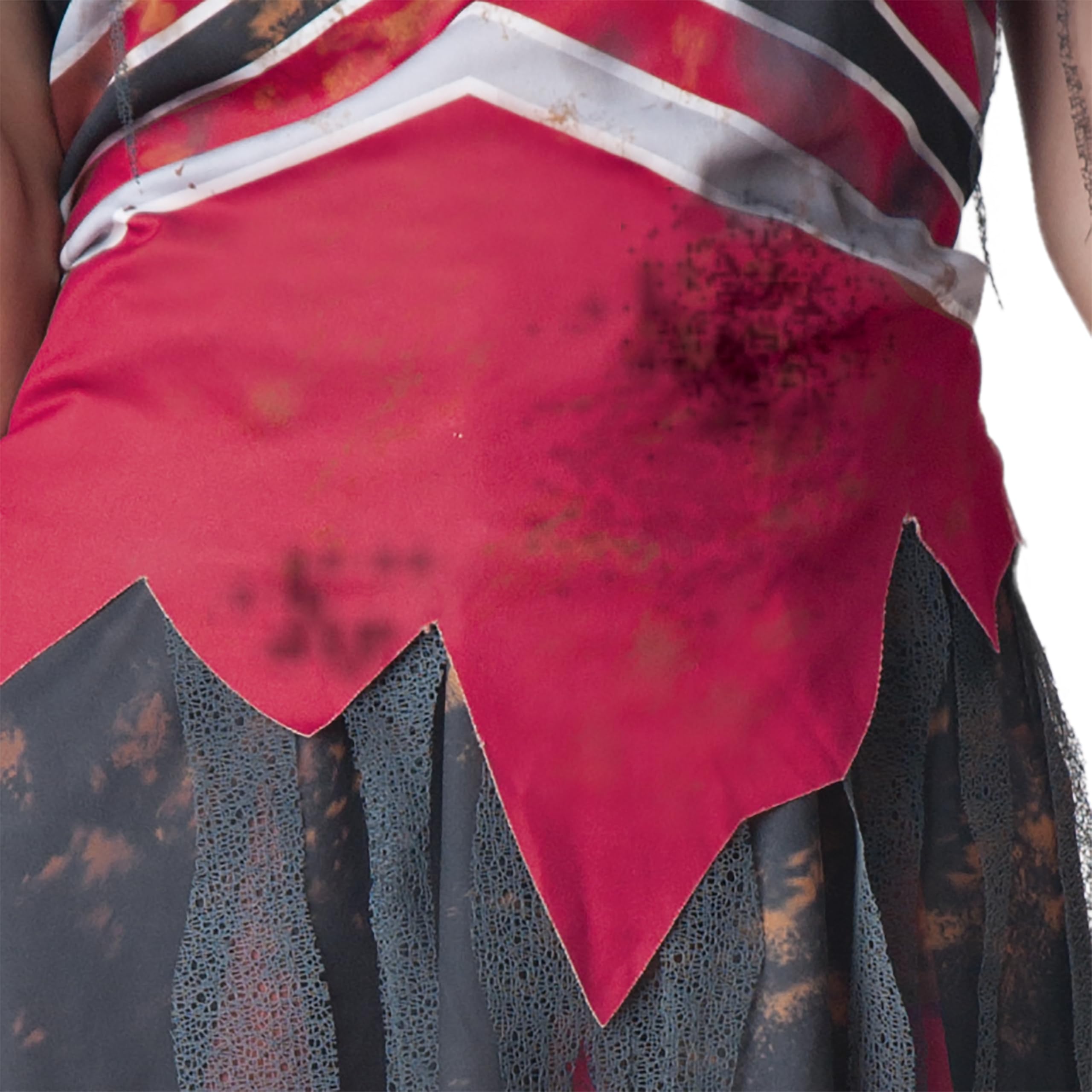 Girls Colorful Gypsy Halloween Costume – Printed Top & Skirt with Mesh Scarf & Pom-Poms 💃🎨