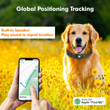BONSO Smart GPS Dog Tracker Collar with Apple Find My, Waterproof Activity Monitor and Real-Time Pet Tracking