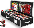 Premium Wrapping Paper Organizer & Storage Bag – Heavy Duty Gift Wrap Holder with Accessory Pockets, Fits up to 27 Rolls
