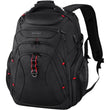 KROSER 17.3″ Travel Laptop Backpack with Hard Shell SafeRoom – RFID Protected, Water-Repellent Business & College Backpack (Black)
