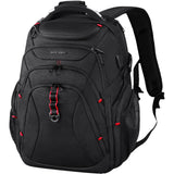 KROSER 17.3″ Travel Laptop Backpack with Hard Shell SafeRoom – RFID Protected, Water-Repellent Business & College Backpack (Black)
