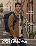 Tolaccea 40L Carry-On Travel Backpack with Packing Cubes, Flight Approved Laptop Backpack for 15.6 Inch