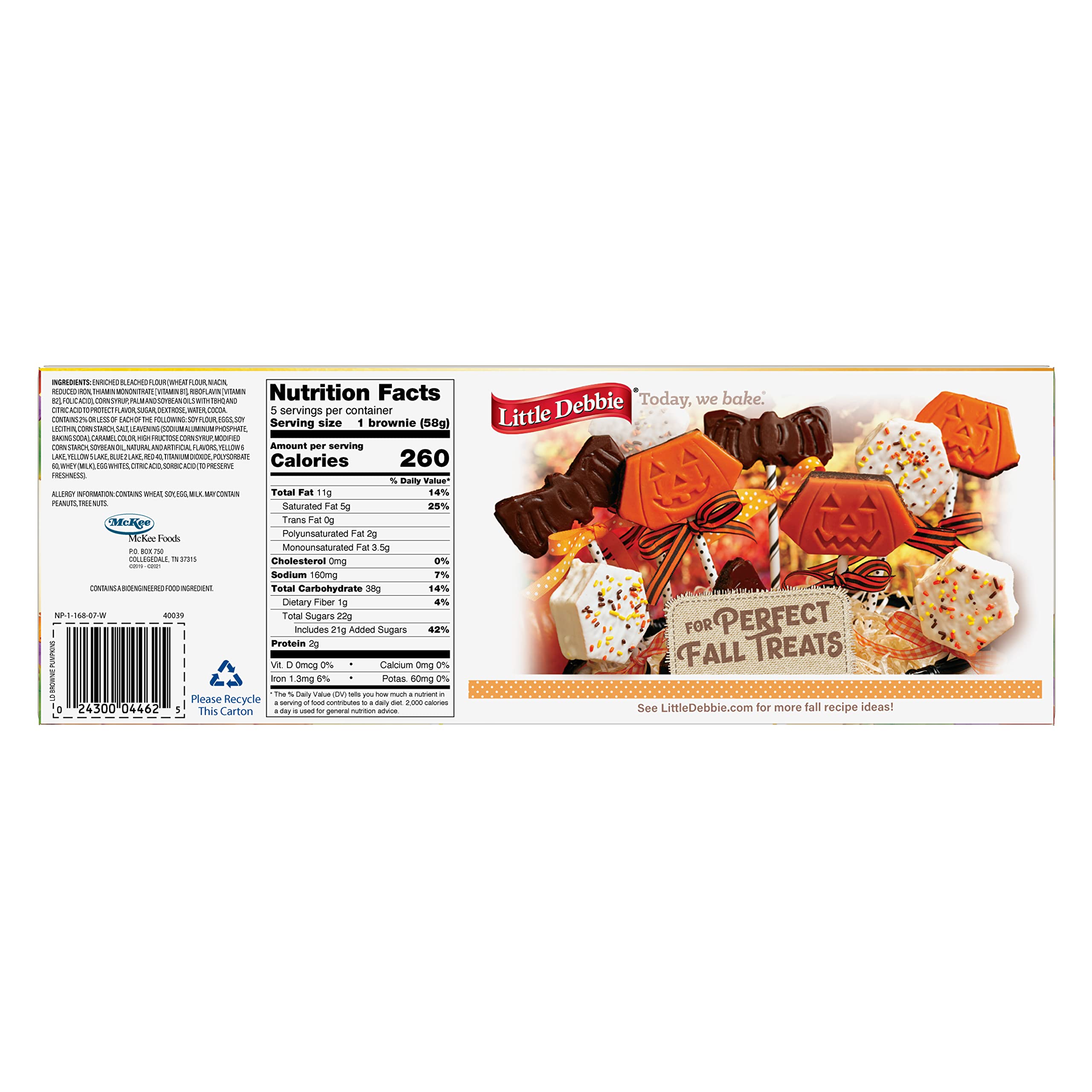 Little Debbie Pumpkin Brownies – Fudge Brownies with Orange Icing (Limited Edition Fall Treats)