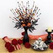 Halloween Black Maple & Candy Stem Branch Set – 10 Pack (17-Inch Spooky Mix)