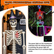 Red LED Beating Heart Prop (2-Pack) – Life-Sized Light-Up Skeleton Heart with Timer & Plug-In Power