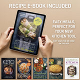 Premium Garlic Press & Ginger Mincer – Heavy-Duty Stainless Steel Crusher with Ergonomic Handle