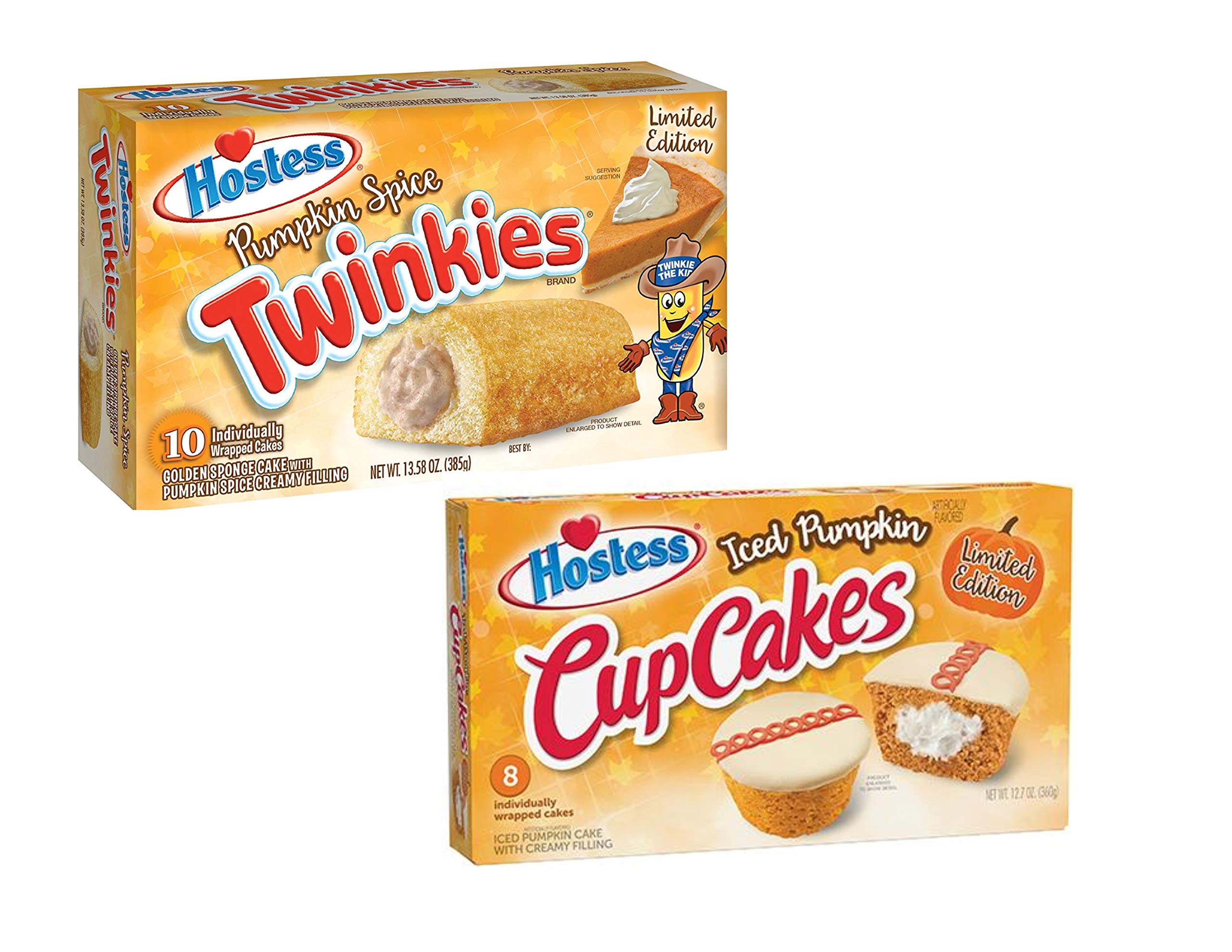 Hostess Pumpkin Spice Snack Pack – Twinkies & Iced Cupcakes (Limited Edition Fall Treats)