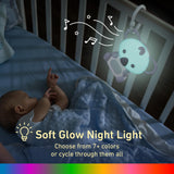 Koala Portable Baby Sound Machine with Night Light – 12 Soothing Sounds, Rechargeable Sleep Soother for Strollers & Nursery