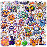100PCS Halloween Stickers for Kids – Waterproof Vinyl Stickers with Cute Ghosts, Pumpkins & Monsters