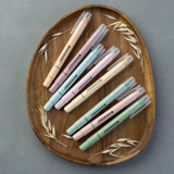 8-Pack Pastel No-Bleed Gel Highlighters