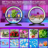 Smart RGB Plant Grow Light with Music Sync – Hydroponic Desk Garden Lamp with 60,000 Colors