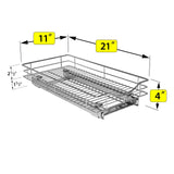 Lynk Professional Pull-Out Cabinet Organizer – Heavy-Duty Sliding Drawer Shelf with ProGlide System