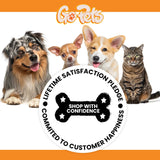 GoPets Professional Deshedding Blade Rake with Adjustable Stainless Steel Comb, Undercoat Grooming Tool for Dogs and Cats