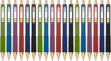 12-Pack Gold Retractable Black Ink Ballpoint Pens