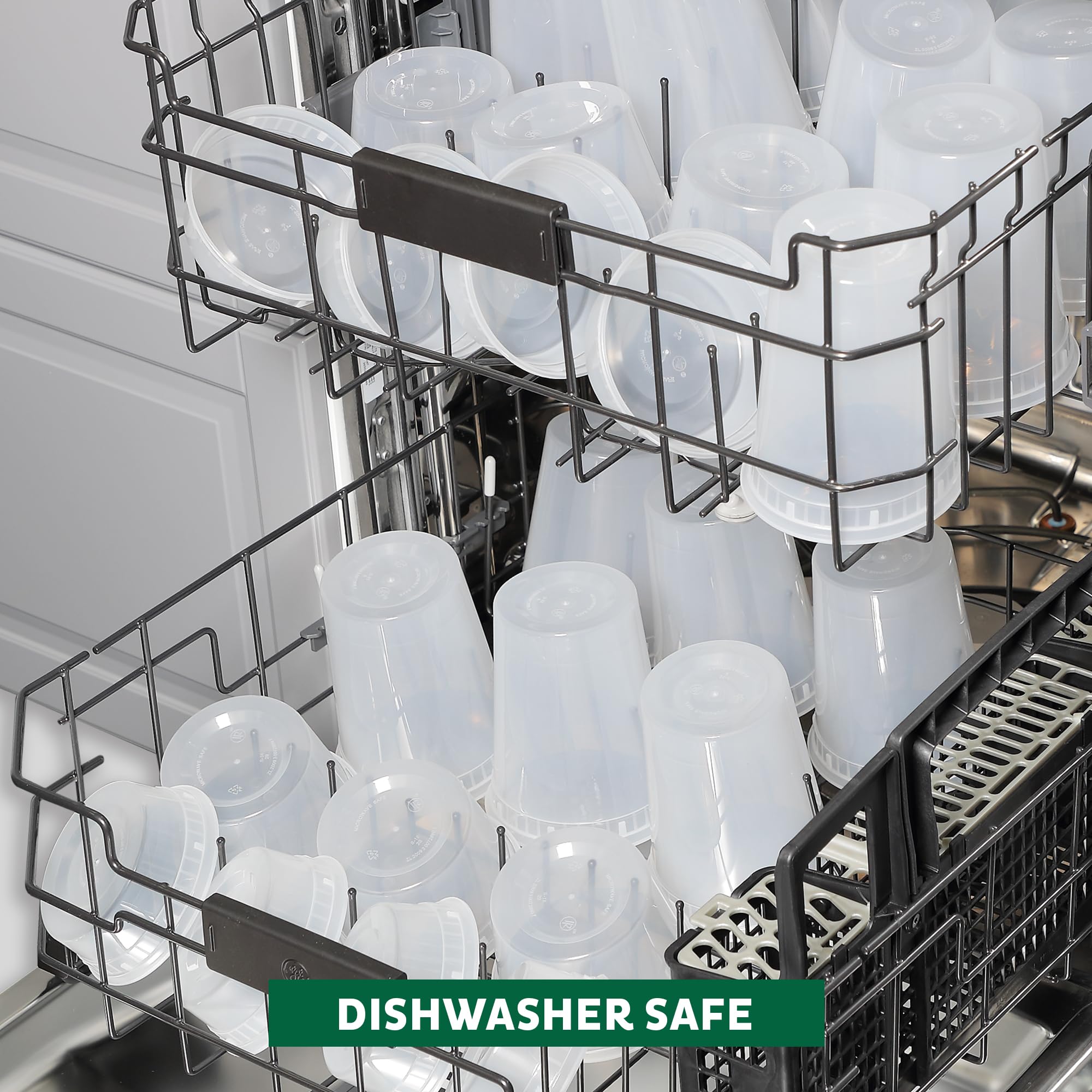Freshware 16oz Deli Food Storage Containers – 36 Pack BPA-Free Leak-Proof Set