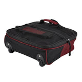 Travelers Club 32” Expandable Rolling Travel Duffel Bag, Heavy-Duty Wheeled Luggage with Shoulder Strap (Red)