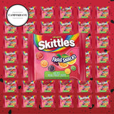 Skittles Fruit Snacks Mini Gummy Candies – Tangy & Sweet Fruity Mix with Real Juice Concentrate 🍓🍊🌈