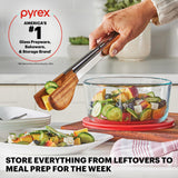 Pyrex 24-Piece Glass Food Storage Container Set – BPA-Free Lids, Microwave & Freezer Safe