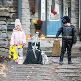 Halloween Treat Bags - 24 Pcs Halloween Trick or Treat Goody Gags Gift Bags, 24 Pcs Stickers, Hallowe'en Goodie Bags Party Supplies