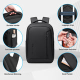 FENREE.GEER Business Laptop Backpack for Men – Water-Resistant Tech Backpack with USB Charging Port, Fits 17” Laptops (Black)