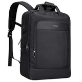 PIJUSHI 3-in-1 Convertible Laptop Backpack – Flight-Approved Personal Item with USB Charging & RFID Blocking (Black)