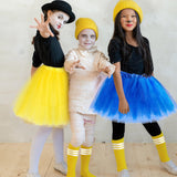 Purple & Yellow 2-Person Halloween Costume Set – Perfect Duo Outfit for Couples or Friends 🎭💜💛