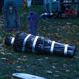 Silver & Black Metal Halloween Candle Holder – Gothic Tabletop Lantern for Spooky Home Decor (JUTU-CD)