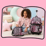 16.5-Inch Rolling School Backpack Set with Lunch Bag