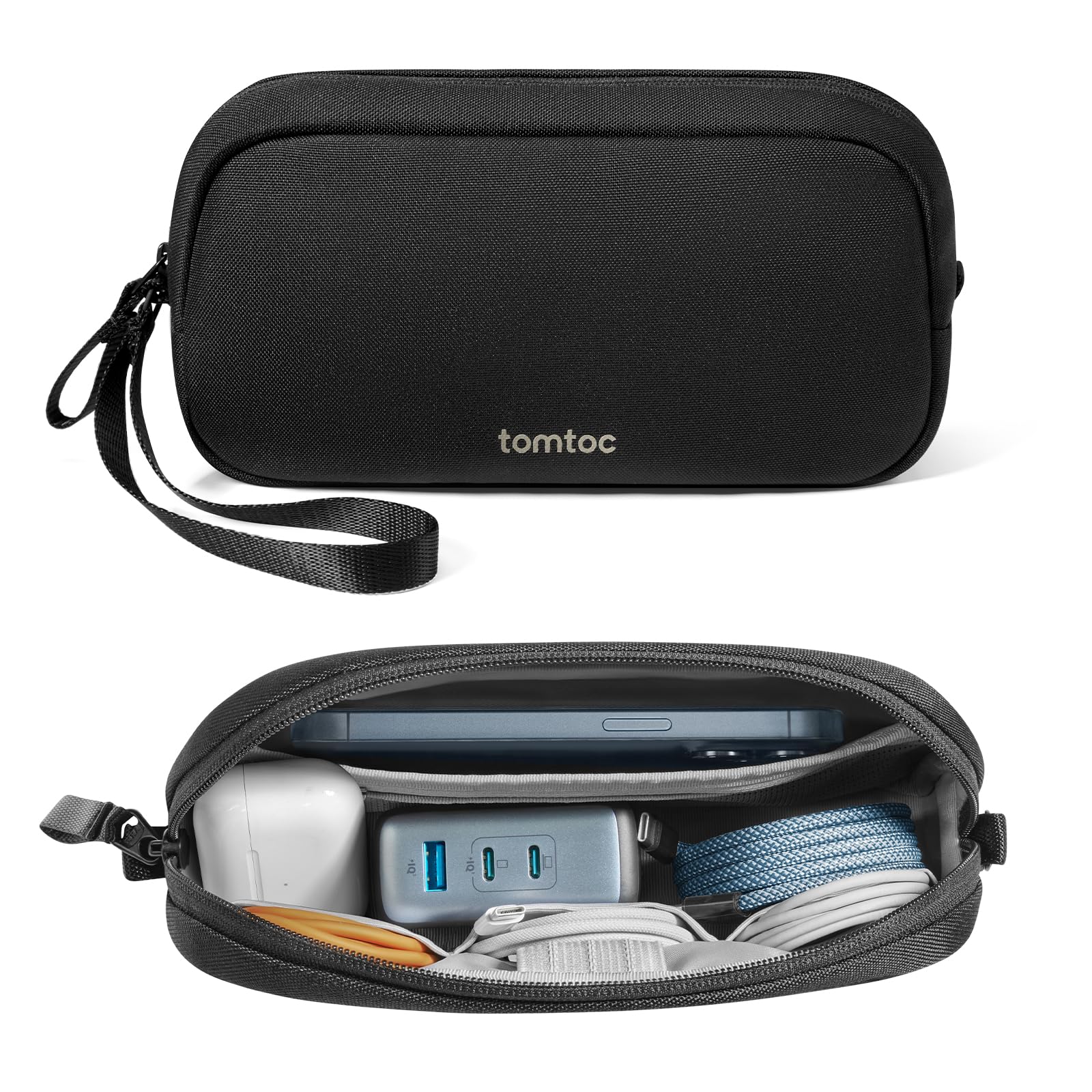 Light-T12 Portable Tech Organizer Pouch – Compact Travel Gadget Case for Chargers, Cables & Daily Essentials