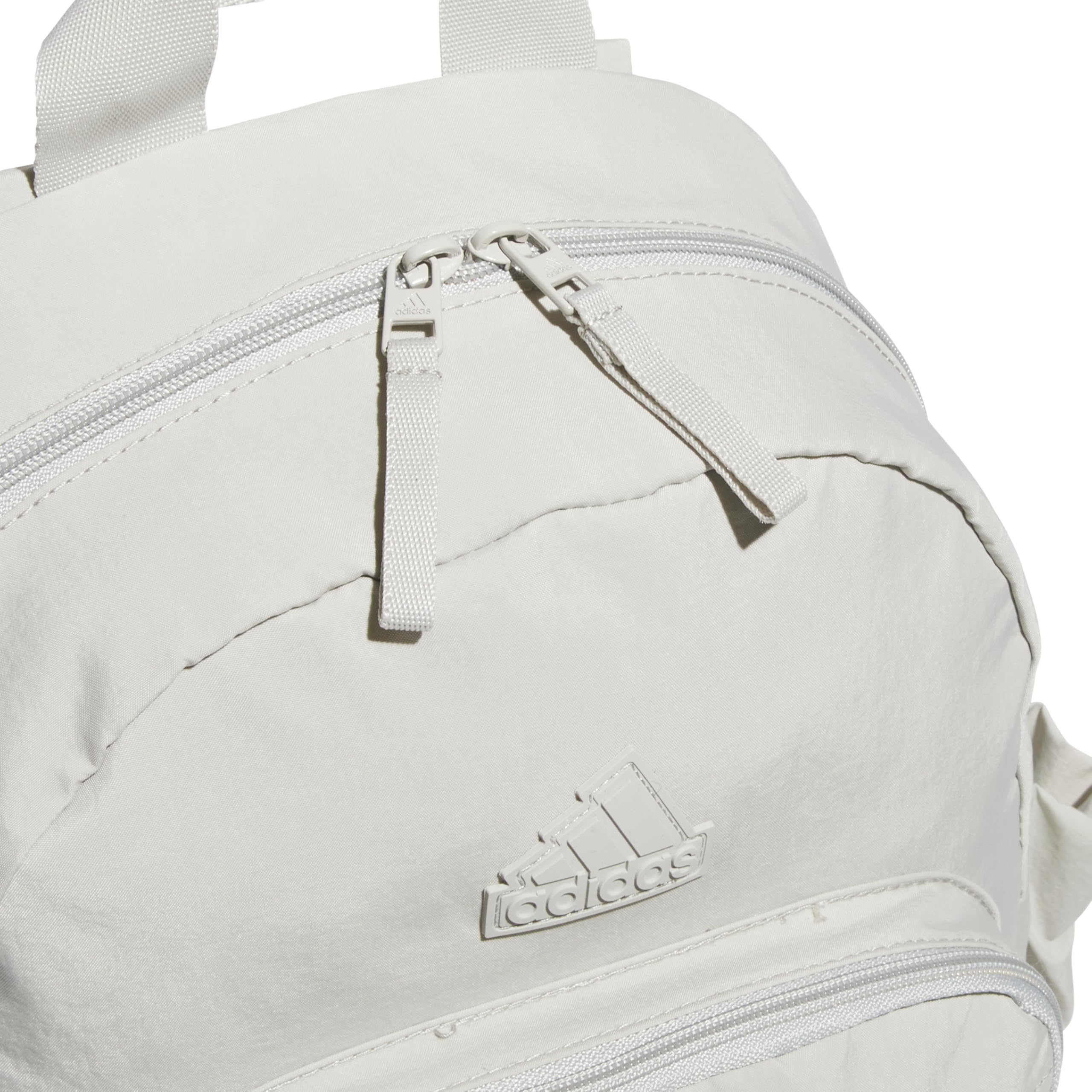 adidas Weekender Backpack – Compact & Lightweight Everyday Travel Backpack with Trolley Strap (Metal Grey, 19L)
