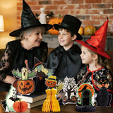 Halloween Table Centerpieces – Reusable Party Decorations for Kids & Adults with Fun Spooky Designs