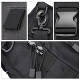 G4FREE Tactical Sling Backpack – Lightweight Military-Style EDC Shoulder & Chest Bag for Outdoor Use (Black)