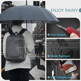 15.6" Laptop Backpack with USB Charging Port - Waterproof Business Travel & Work Daypack
