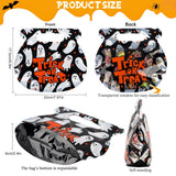 56 PCS Halloween Goodie Bags – Reusable Zip Treat Bags with Handles, 8 Cute Designs for Candy, Snacks & Party Favors