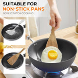 3-Piece Acacia Wood Spatula Set – Natural Wooden Cooking Utensils for Nonstick Cookware