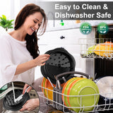 Upgraded Chicken Shredder Tool – Anti-Slip Base, BPA-Free, Fast Meat Shredding with Clear Lid