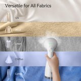 Portable Handheld Garment Steamer 1100W with Large 300ml Tank and 360° Leak-Proof Wrinkle Remover