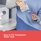 Black+Decker Compact Lavender Handheld Garment Steamer Lightweight Travel Wrinkle Remover with Fast Heat