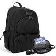 Alira Women’s Lunch Backpack with Insulated Cooler & Belt Bag – Premium Black Neoprene Work, Travel & Laptop Backpack (Fits 17”)
