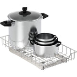 Under Cabinet Pull-Out Sliding Shelf Drawer – Heavy-Duty Ball-Bearing Organizer (21” x 11”)
