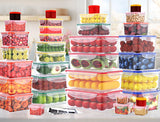 Airtight Food Storage Containers Mega Set – 70 Piece Stackable Meal Prep & Pantry Organizer