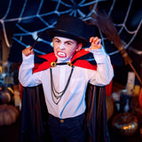 Vampire Teeth Set – 12 Pairs Realistic White Fangs for Halloween & Cosplay (Kids & Adults)