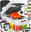 Professional Multi-Function Vegetable Chopper Set with 8 Interchangeable Blades