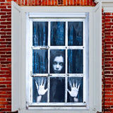 Halloween Fabric Door & Window Banner – Large Scary Hanging Decoration for Indoor & Outdoor Use (31.5" x 47.2")
