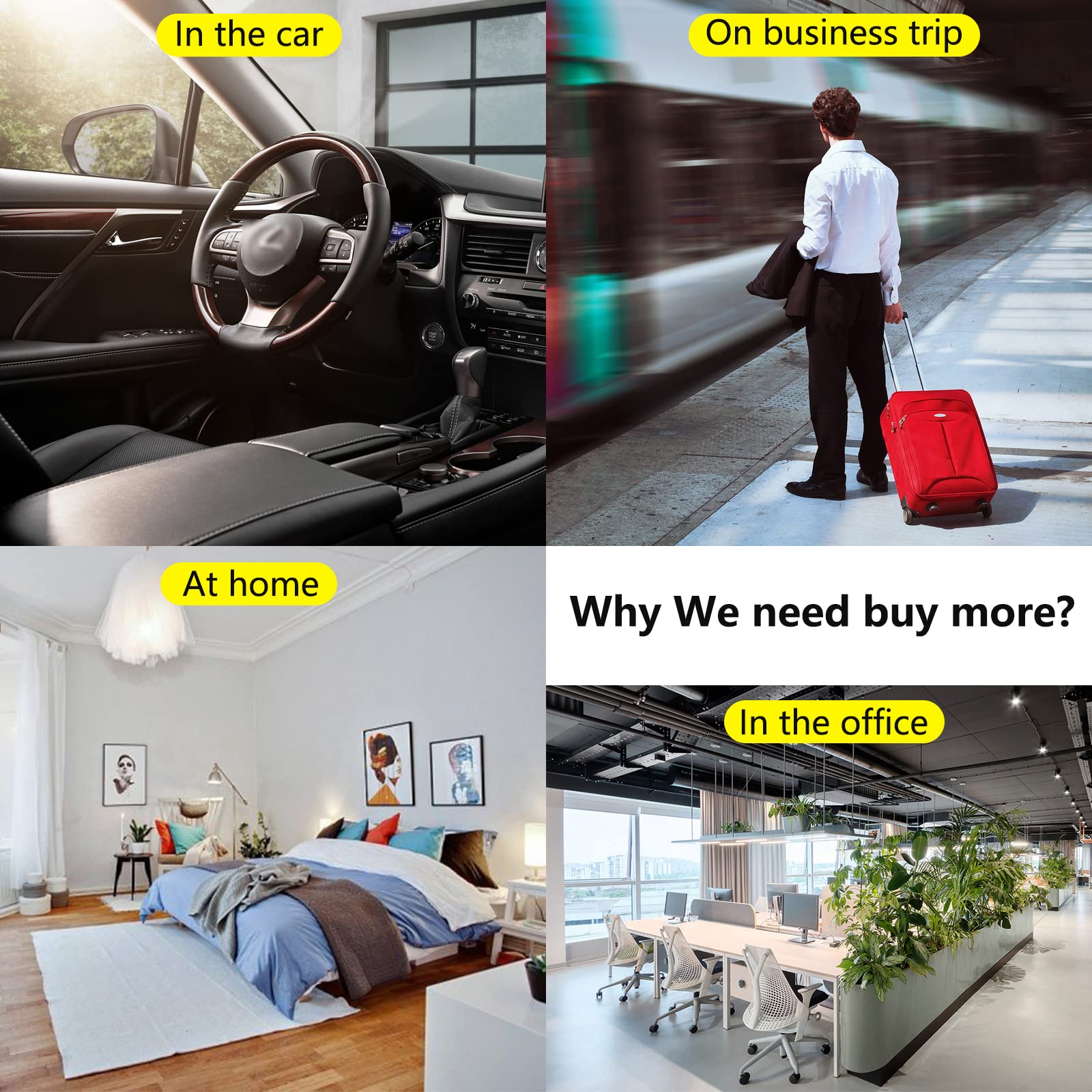 3-in-1 Universal Multi Charging Cable (2-Pack, 4FT) – USB, Type-C & Lightning Fast Charging Cord for iPhone, Android & Multiple Devices