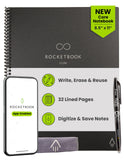 Rocketbook Core Reusable Smart Notebook – College Ruled Cloud-Connected Notebook with Smart Tags (Black)