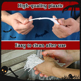 Halloween Skeleton Drink Stirrers – 25 Pcs Plastic Swizzle Sticks for Cocktails & Party Drinks