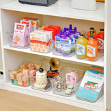 Transparent Acrylic Storage Bins with Handles – Stackable Pantry & Home Organizer
