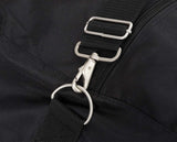 Heavy-Duty Cargo Duffel Bag – Large Water-Resistant Sports & Equipment Travel Bag with Shoulder Strap (Black)