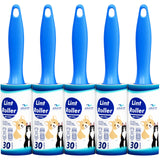 Travel Lint Roller for Pet Hair – Extra Sticky Mini Lint Remover with 150 Sheets for Clothes, Furniture & On-the-Go Cleaning (Blue)